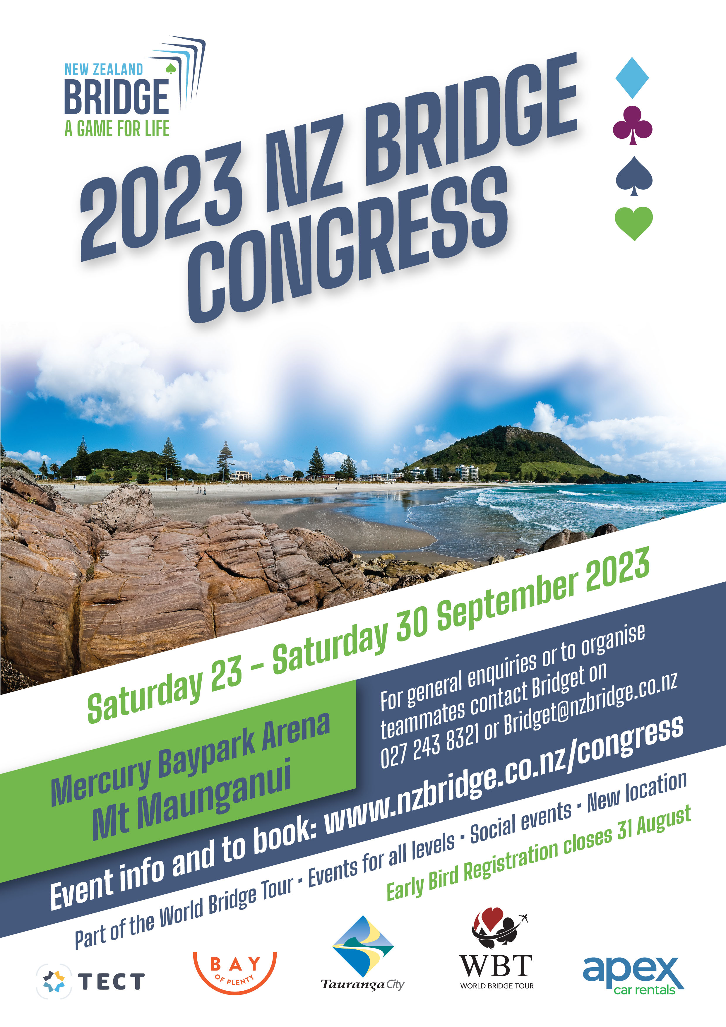 Australian Bridge Federation » 2023 NZ Bridge Congress