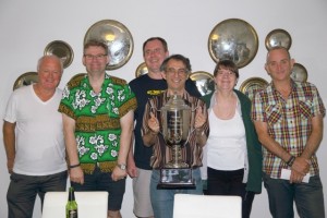 Winners of the 2015 NOT:Andy Braithwaite, Michael Ware, Matthew McManus, Warren Lazer,  Pauline Gumby, Ian Robinson