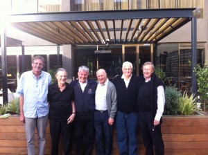 Winners of the 2016 Australian Seniors' Team Playoff: Stephen Burgess, Gabi Lorentz, Robert Krochmalik, Ron Klinger, Bill Haughie and Paul Lavings